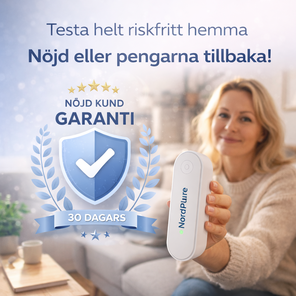 NordPure™ Air Mini - Minskar luftburet damm & partiklar i ditt hem